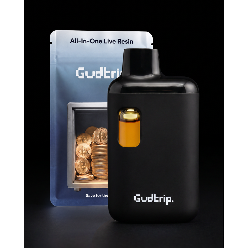 Gudtrip Banana Kush Live Resin AIO 1g